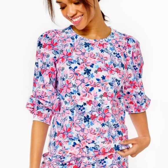 Lilly Pulitzer Corden Sweatshirt Size L - Picture 8 of 8